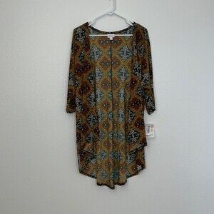 LulaRoe Womans Waterfall Open Front Cardigan kimono Small